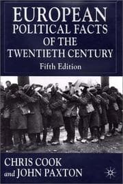 Tapa de European political facts of the twentieth century
