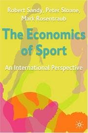 Tapa de The economics of sport