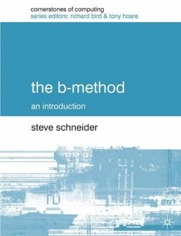 Tapa de The B-method (Cornerstones of Computing)