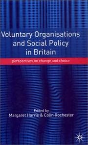 Tapa de Voluntary organisations and social policy in Britain