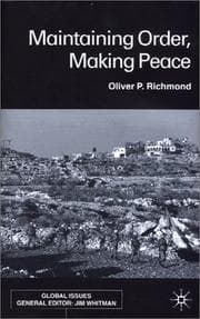 Tapa de Maintaining order, making peace