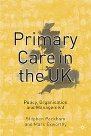 Tapa de Primary care in the UK