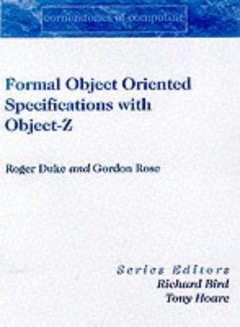 Tapa de Formal Object Oriented Specification Using Object-Z