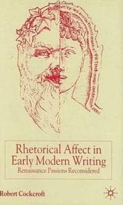 Tapa de Rhetorical affect in early modern writing