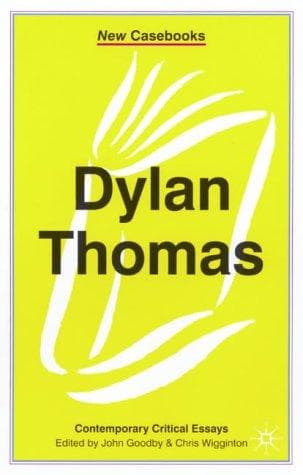 Tapa de Dylan Thomas (New Casebooks)