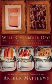 Tapa de Well remembered days