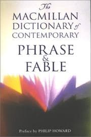 Tapa de The Macmillan dictionary of contemporary phrase & fable