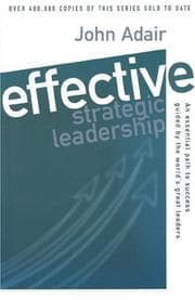 Tapa de Effective Strategic Leadership