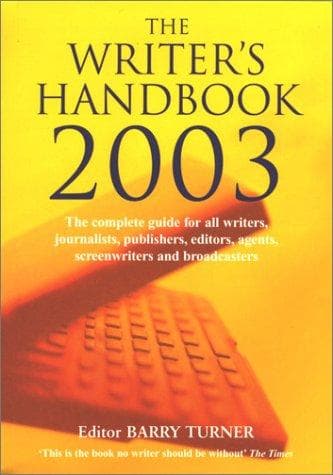 Tapa de The writer's handbook 2003
