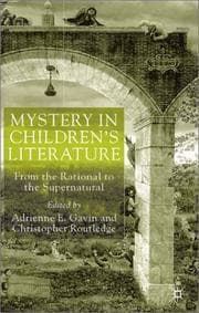 Tapa de Mystery in children's literature