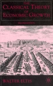 Tapa de The Classical theory of economic growth