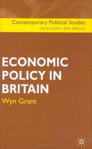 Tapa de Economic Policy in Britain