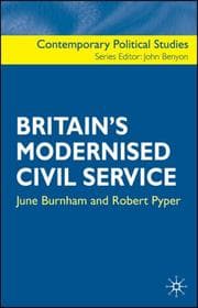 Tapa de Britain's Modernised Civil Service (Contemporary Political Studies)