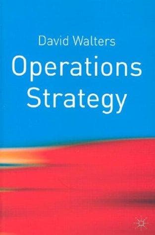 Tapa de Operations Strategy