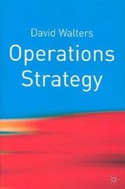 Tapa de Operations Strategy
