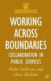 Tapa de Working across boundaries
