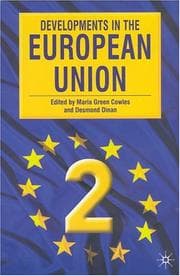 Tapa de DEVELOPMENTS IN THE EUROPEAN UNION 2; ED. BY MARIA GREEN COWLES