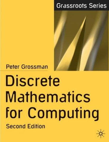 Tapa de Discrete Mathematics for Computing (Grassroots)