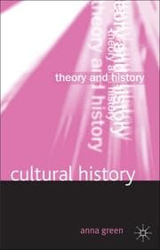 Tapa de Cultural History (Theory and History)