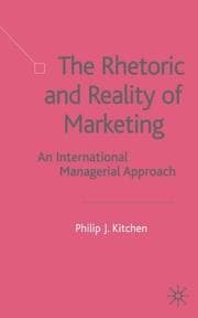 Tapa de The Rhetoric and Reality of Marketing