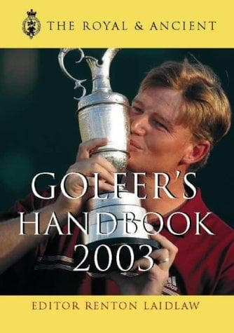 Tapa de Royal & Ancient Golfer's Handbook 2003