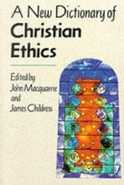 Tapa de A New dictionary of Christian ethics
