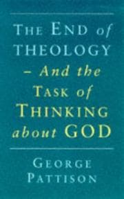 Tapa de End of Theology and the Task of Thinking About God