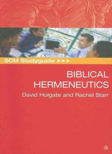 Tapa de SCM studyguide to Biblical hermeneutics