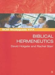 Tapa de SCM studyguide to Biblical hermeneutics