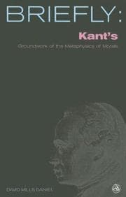 Tapa de Kant's Groundwork of the Metaphysics of Morals (Briefly (Scm Press))