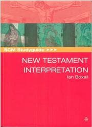 Tapa de SCM Studyguide to New Testament Interpretation (Scm Studyguides)