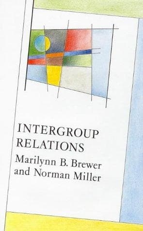 Tapa de Intergroup Relations (Mapping Social Psychology)