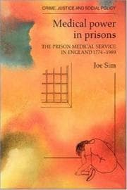 Tapa de Medical power in prisons