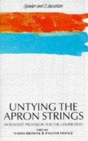 Tapa de UNTYING THE APRON STRINGS PB (Gender and Education Series)