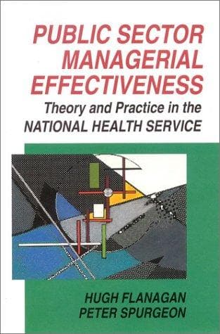 Tapa de Public Sector Managerial Effectiveness