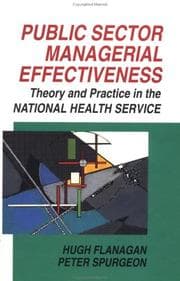 Tapa de Public sector managerial effectiveness