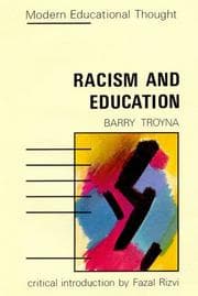 Tapa de RACISM AND EDUCATION PB (Modern Educational Thought)