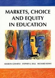 Tapa de Markets, choice, and equity in education