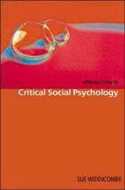 Tapa de Introduction to Critical Social Psychology