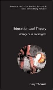Tapa de Education and Theory (Conducting Educational Research)
