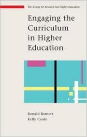 Tapa de Engaging the curriculum in higher education