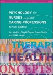 Tapa de Psychology for nurses and the caring professions