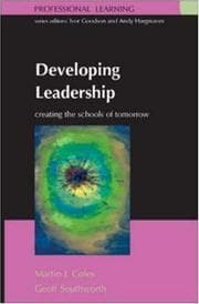 Tapa de Developing leadership