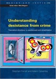 Tapa de Understanding desistance from crime