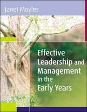 Tapa de Effective Leadership and Management in the Early Years