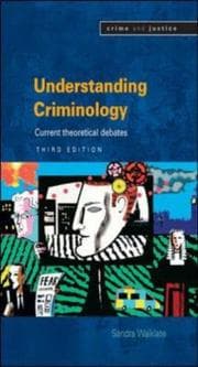 Tapa de Understanding Criminology (Crime and Justice)