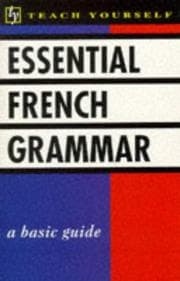 Tapa de Teach Yourself Essential French Grammar