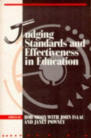 Tapa de Judging standards and effectiveness in education