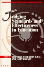 Tapa de Judging standards and effectiveness in education