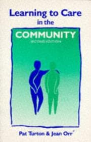 Tapa de Learning to Care in the Community